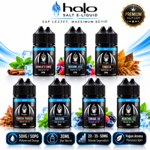 Halo Salt Likit Çeşitleri, Halo Premium Salt Likit Çeşitleri