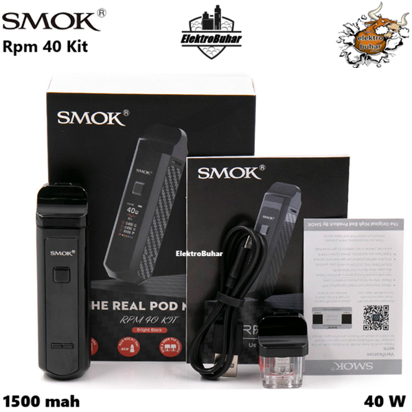 Smok RPM 40 Pod Kit 1500mAh 40W, Smok RPM40 Pod Kit 1500mAh 40W