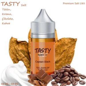 TASTY Captain Black Salt Likit (Tütün,Krema,Çikolata,Kahve)