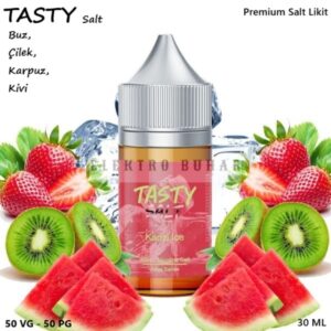 TASTY Kanzi Ice Salt Likit (Buz,Çilek,Karpuz,Kivi)