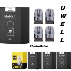 Uwell Caliburn G3 Kartuş Çeşitleri, Uwell CaliburnG3 Kartuş Çeşitleri, Uwell Caliburn G3 Yedek Kartuş Serisi, Uwell CaliburnG3 Yedek Kartuş