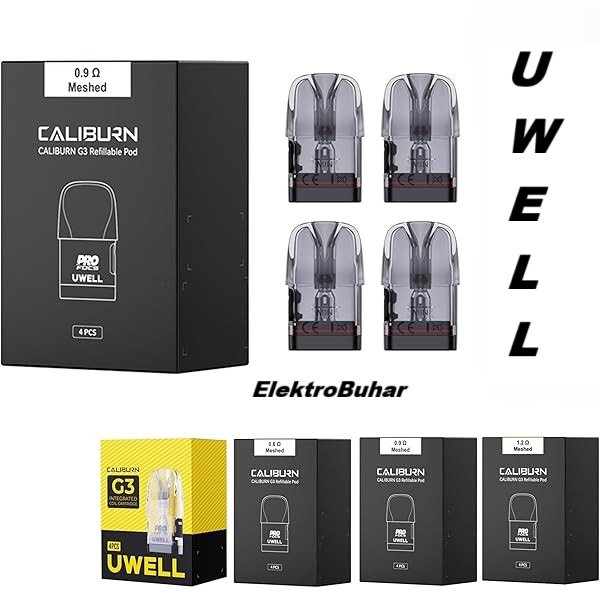 Uwell Caliburn G3 Kartuş Çeşitleri, Uwell CaliburnG3 Kartuş Çeşitleri, Uwell Caliburn G3 Yedek Kartuş Serisi, Uwell CaliburnG3 Yedek Kartuş