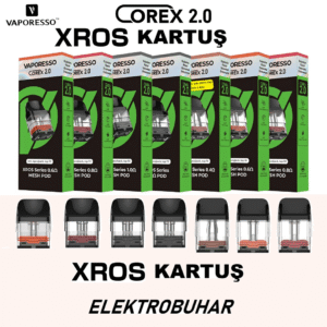 Vaporesso Xros Kartuş, Vaporesso Xros Yedek Kartuş, Vaporesso Xros 4 Kartuş, Vaporesso Xros3 Kartuş, Vaporesso Xros Pro Kartuş
