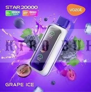 Vozol Star 20000 GRAPE ICE