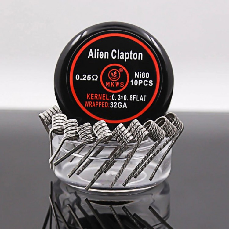 Alien Clapton 0.25 ohm Nİ80 Hazır Sarılı Tel