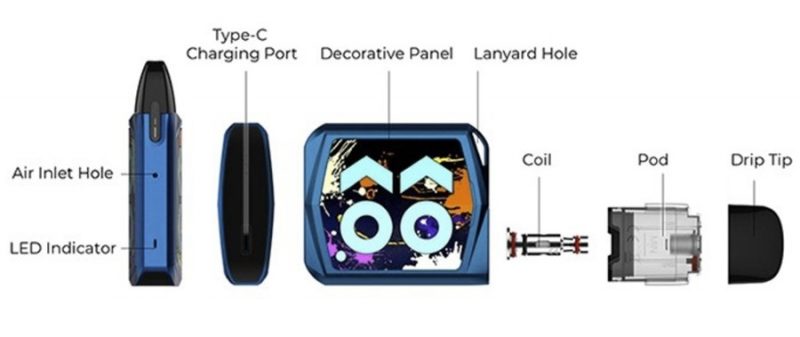 Uwell Caliburn Koko Prime Pod Parametreleri