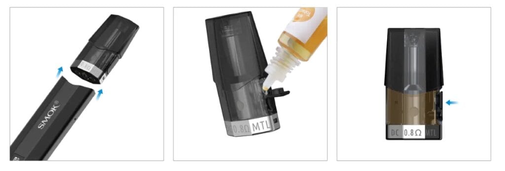 Smok Nfix Pod Kit Kartuşu Likit Kullanımı