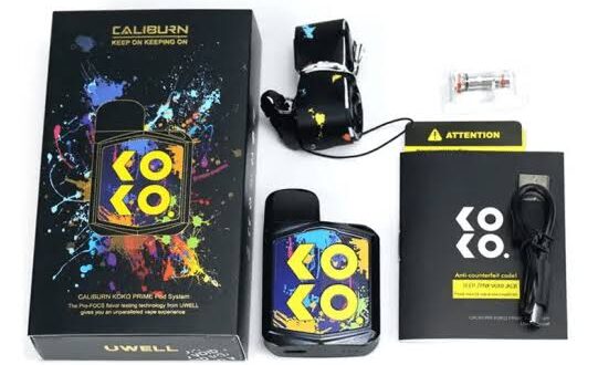 Uwell Caliburn Koko Prime Pod Kutu İçeriği