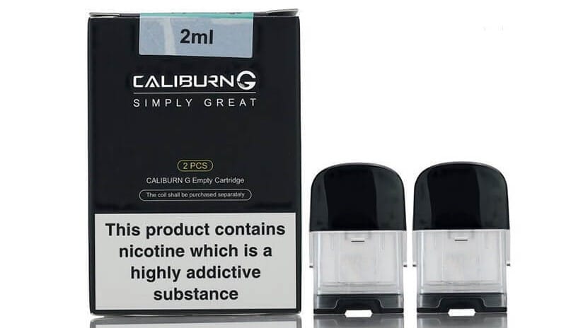 Uwell CaliburnG Kartuş, Uwell CaliburnG Kartuş Kutu İçeriği, Uwell CaliburnG Kartuş Paket İçeriği