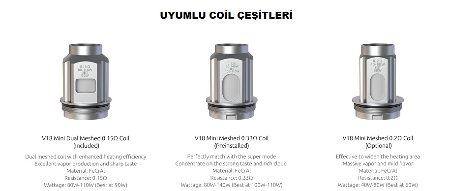 Smok G Priv 4 Kit Uyumlu Coil Çeşitleri