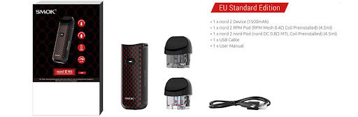Smok Nord 2 Kutu İçeriği
