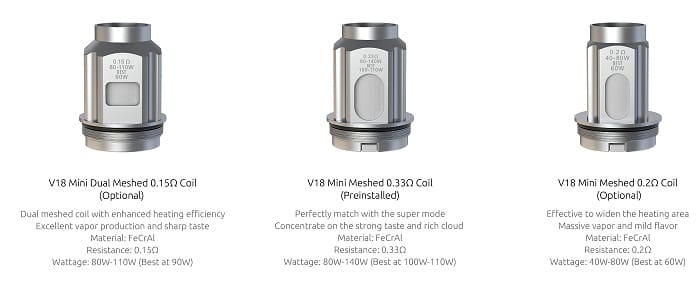 Smok R Kiss 2 Kit Coil Çeşitleri