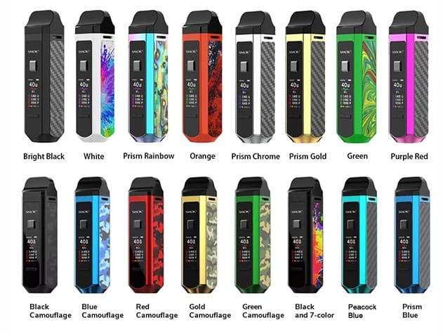 Smok RPM 40 Pod Renk Seçenekleri