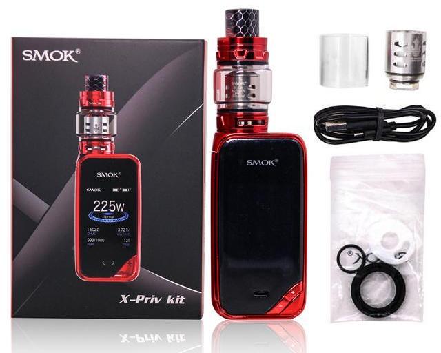 Smok X Priv Kit 225W Kutu İçeriği
