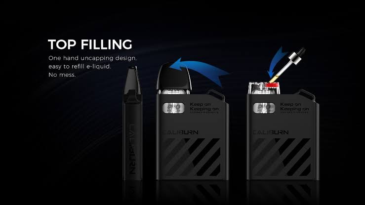 Uwell Caliburn AK2 Pod Likit Dolum Şekli