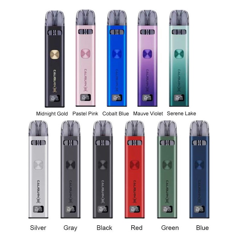Uwell Caliburn G3 Pod Renk Çeşitleri