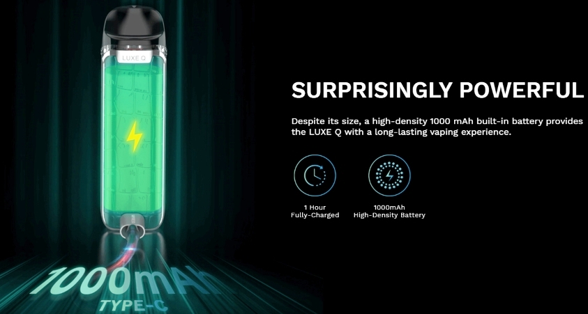 Vaporesso Luxe Q Pod Batarya Kapasitesi