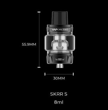 Vaporesso SKRR S Tank Atomizer Boyutları