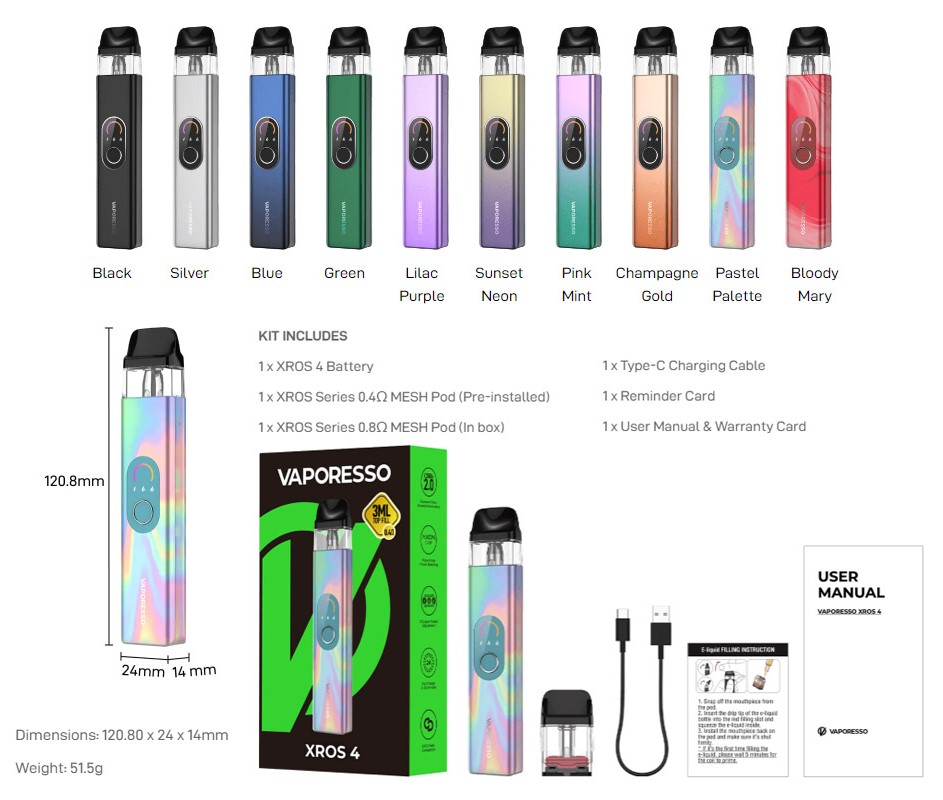 Vaporesso Xros 4 Pod Parametreleri, Vaporesso Xros4 Pod, Vaporesso Xroz 4 Pod, Vaporesso Xroz4 Pod, Vaperesso Xros 4 Pod