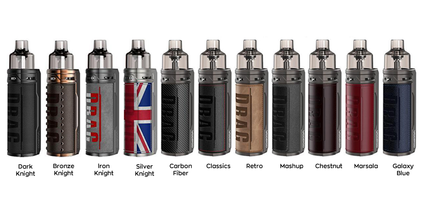 Voopoo Drag S Pod Kit Renk Seçenekleri