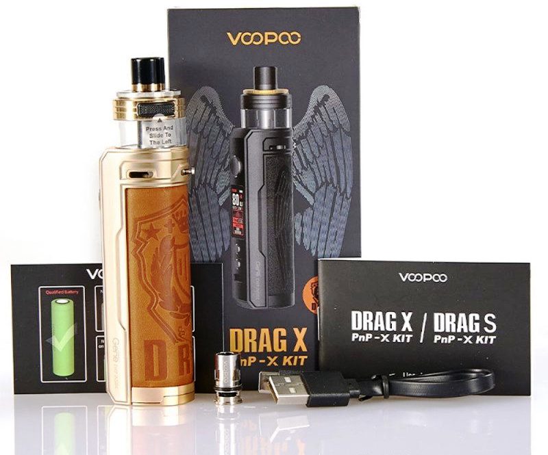 Voopoo Drag X Pnp X Kit 80W Kutu İçerik