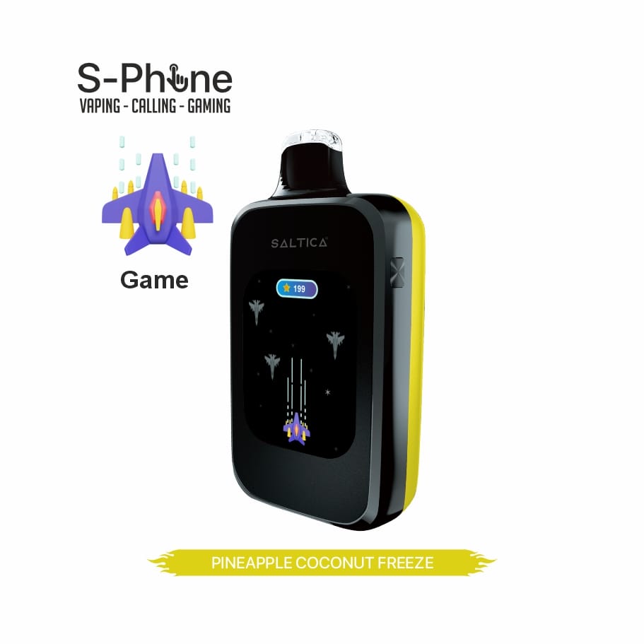 Saltica S-Phone 30000 Puf Pineapple Coconut Freeze Disposable Vape Bar