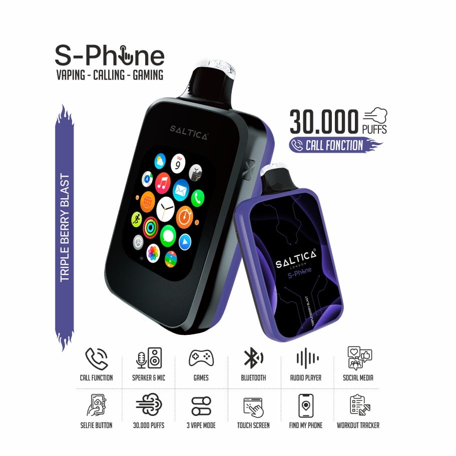 Saltica SPhone 30000 Triple Berry Blast Disposable Vape Bar