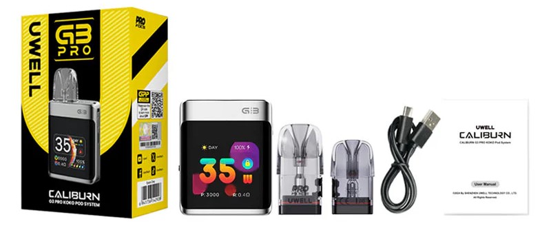 Uwell Caliburn G3 Pro Koko Kutu İçeriği