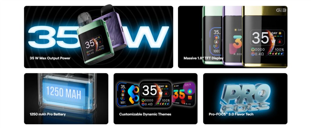 Uwell Caliburn G3 Pro Koko Özellikleri