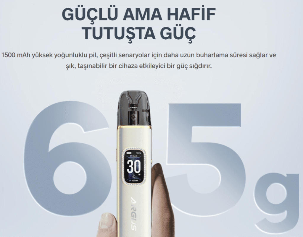 Voopoo Argus G3 Ağırlığı