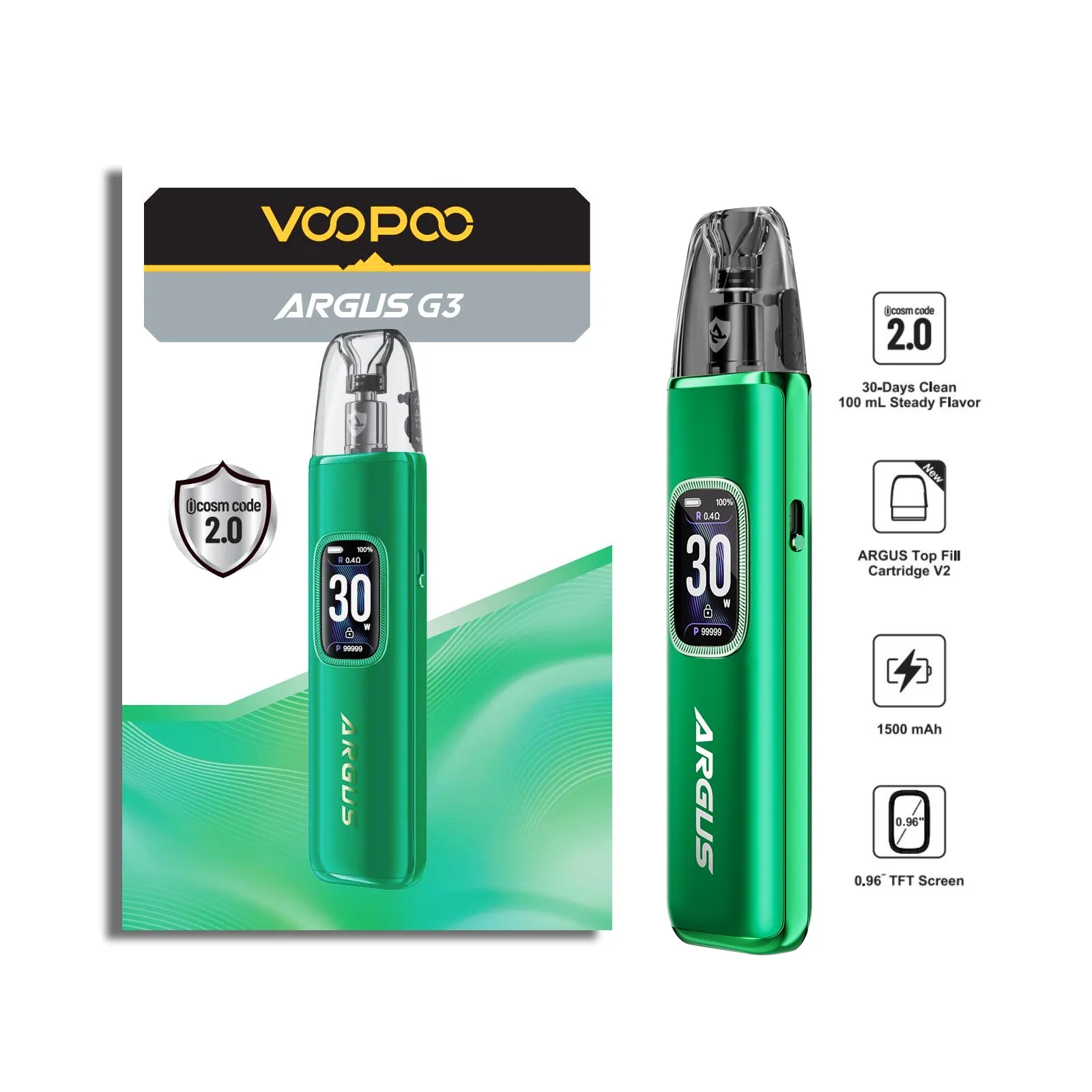 Voopoo Argus G3 Moss Green