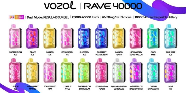 Vozol Rave 40000 Çeşitleri