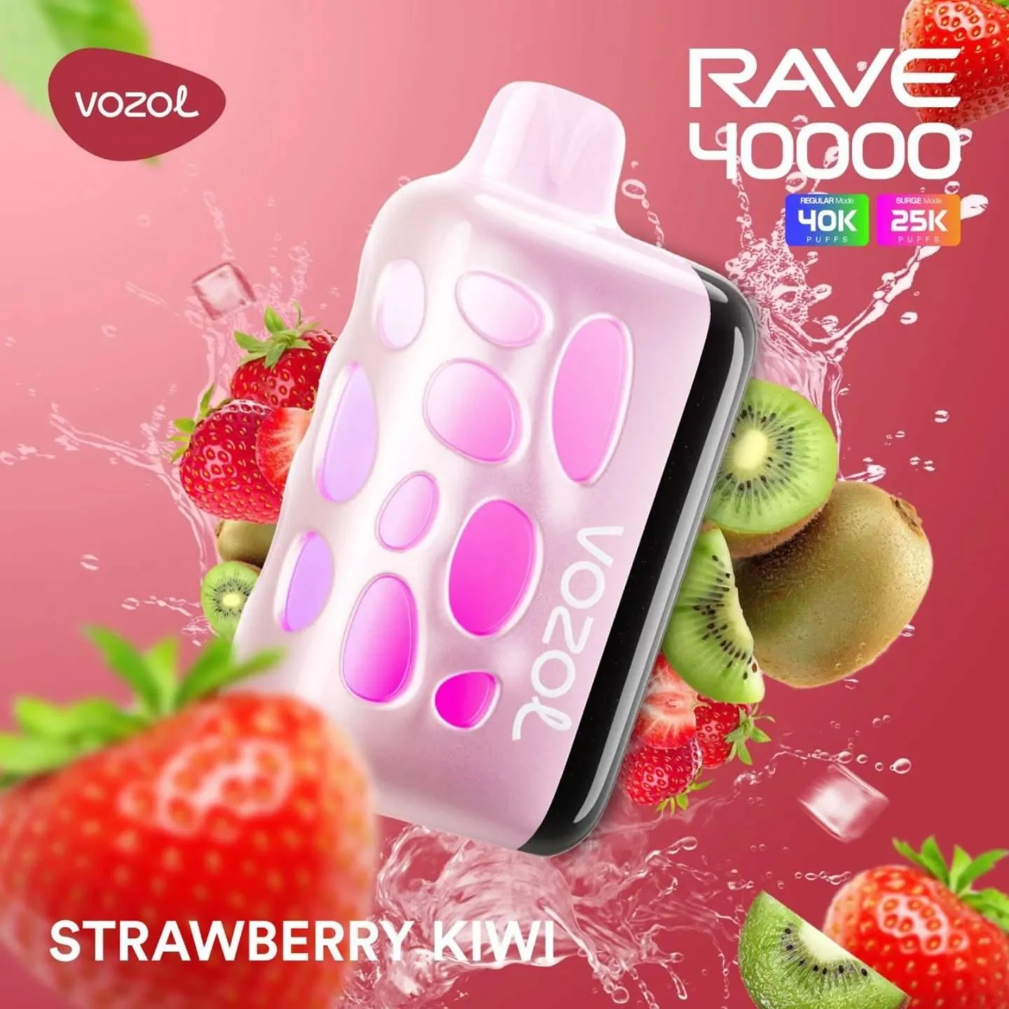 Vozol Rave 40000 Strawberry Kiwi