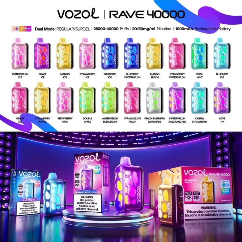 Vozol Rave 40000