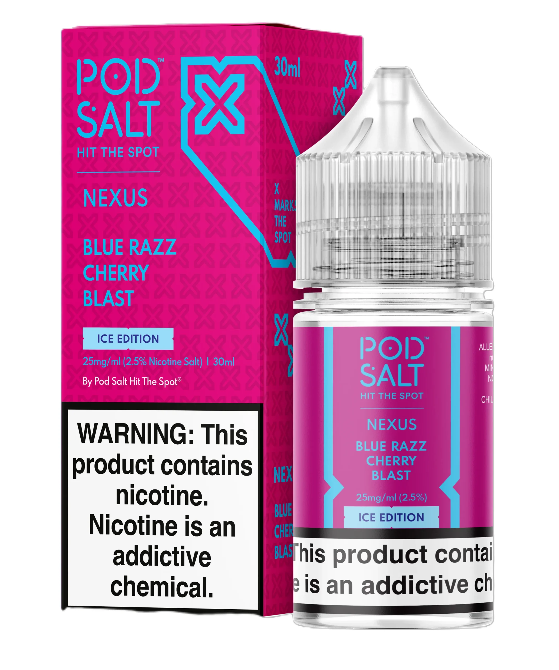 Pod Salt Blue Razz Cherry Blast Ice