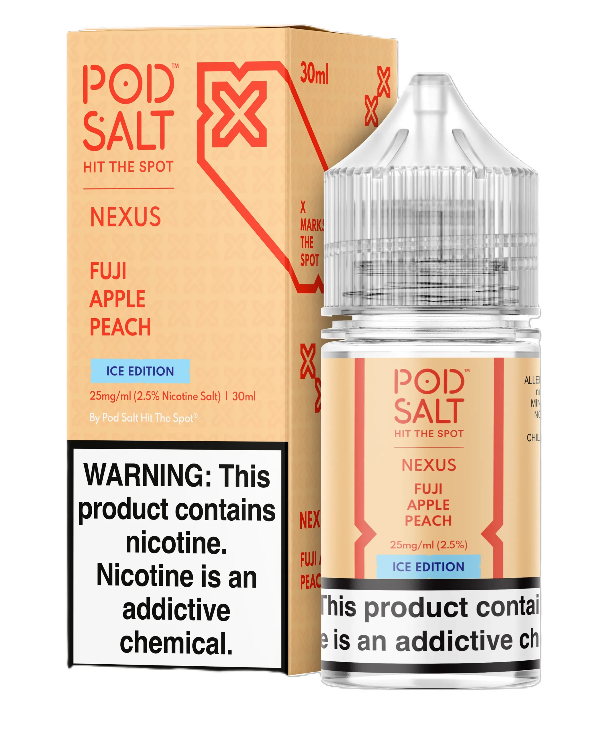 Pod Salt Fuji Apple Peach Ice