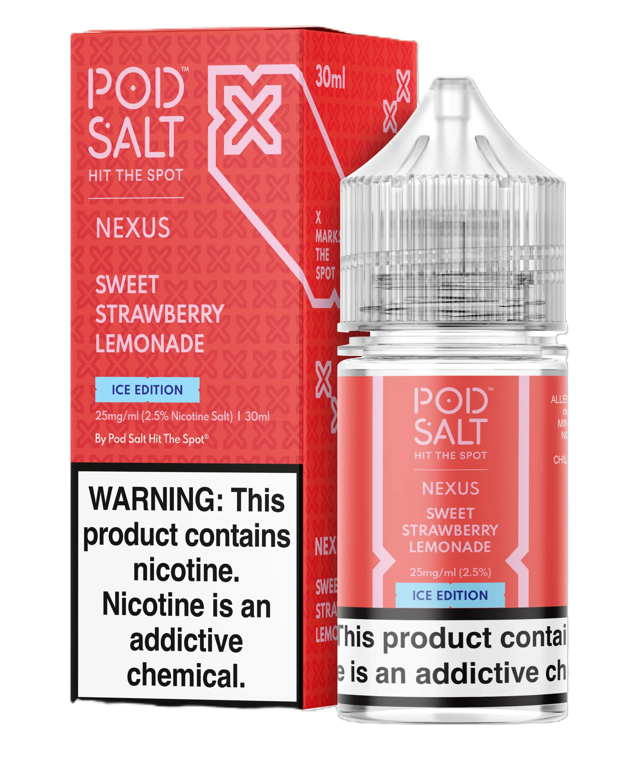 Pod Salt Sweet Strawberry Lemonade Ice