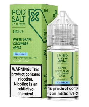Pod Salt White Grape Cucumber Apple Ice