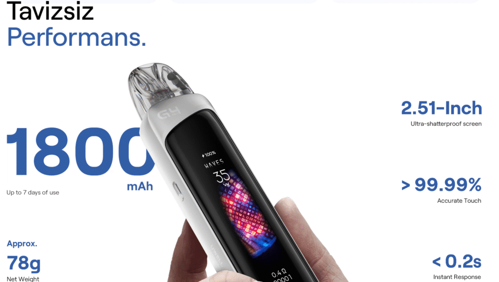 Uwell Caliburn G4 Pro Parametreleri 2