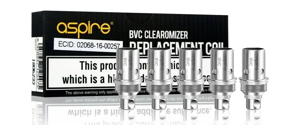 Aspire Bvc Clearomizer Coil Kutu İçeriği, Aspire Bvc Clearomizer Coil