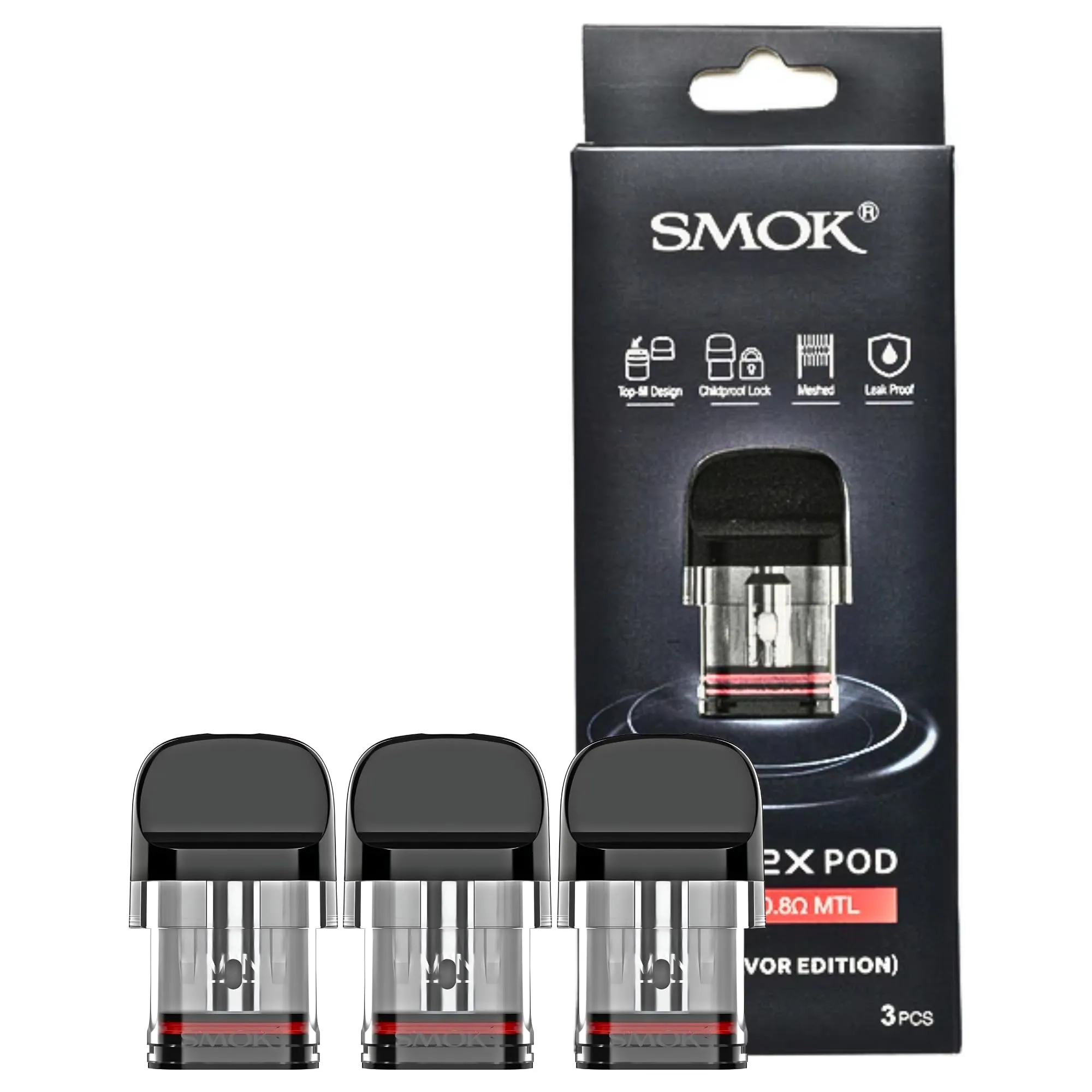 Smok Novo 2x Meshed 0.8 Mtl Pod Kartuş
