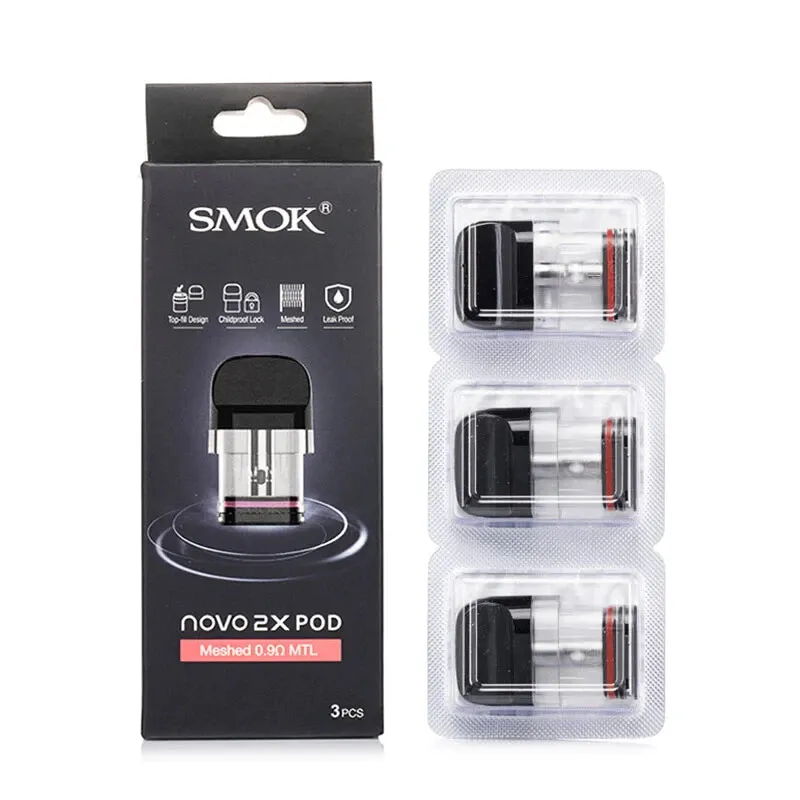 Smok Novo 2x Pod Meshed 0.9 Mtl Kartuş