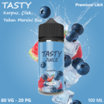 Tasty Aquaberry Likit 100ml (Karpuz,Çilek,Yaban Mersini)