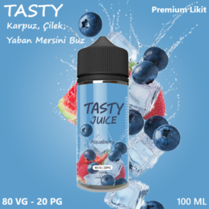 Tasty Aquaberry Likit 100ml, Tasty Aquaberry Likit 100 ml, Tasty Aquaberry 100 ml Premium Likit