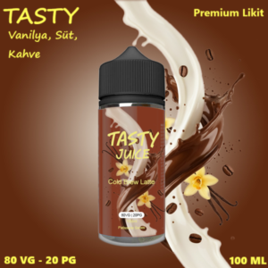 Tasty Cold Brew Latte Likit 100ml, Tasty Cold Brew Latte Likit 100 ml, Tasty Cold Brew Latte 100 ml Premium Likit