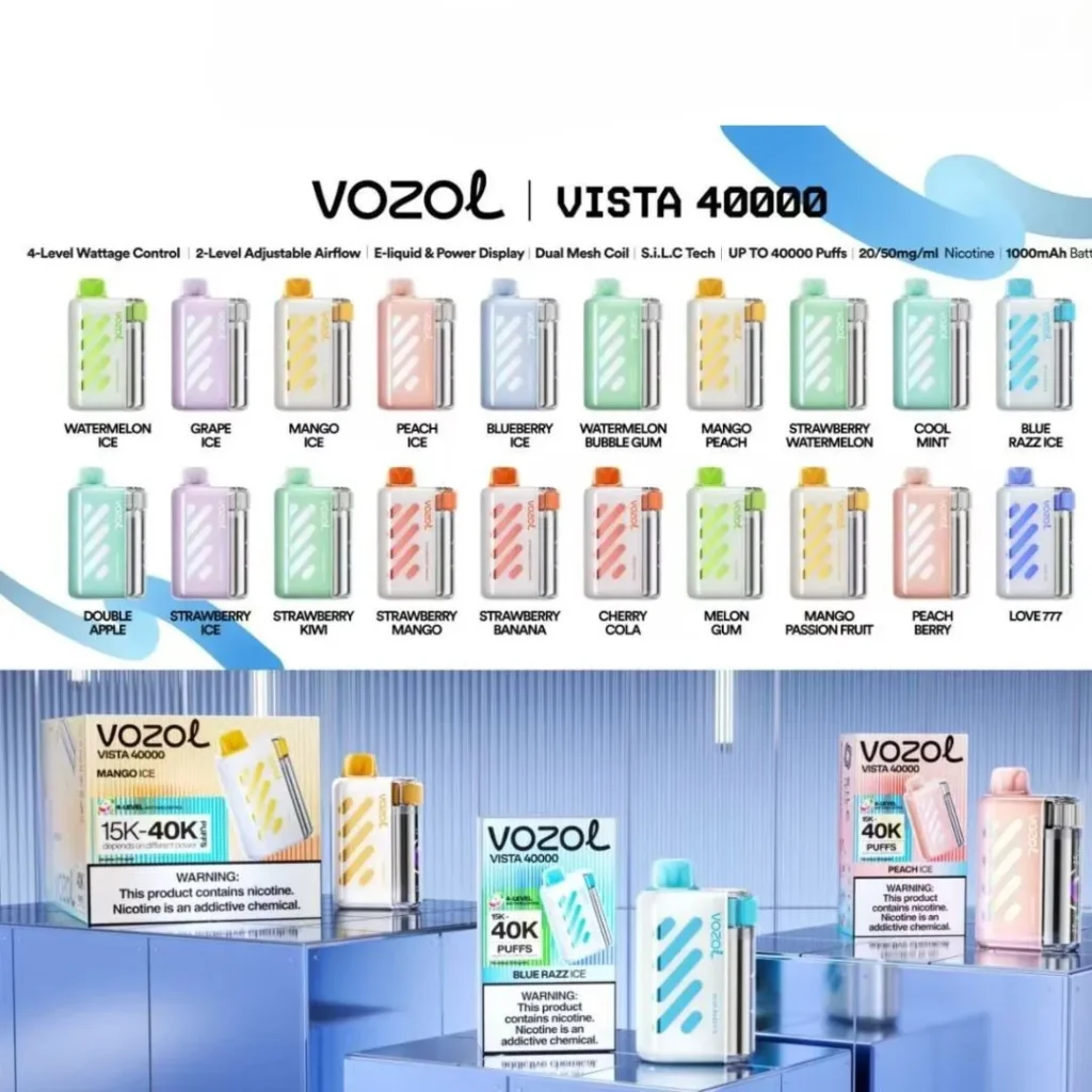 Vozol Vista 40000 Çeşit Listesi ve İçerikleri