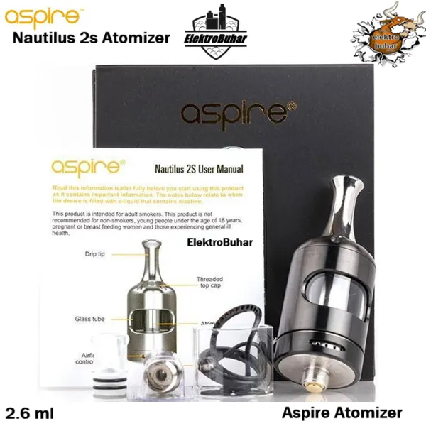 Aspire Nautilus 2s Atomizer, Aspire Nautilus2s Atomizer, Aspire Nautilus 2 s Atomizer