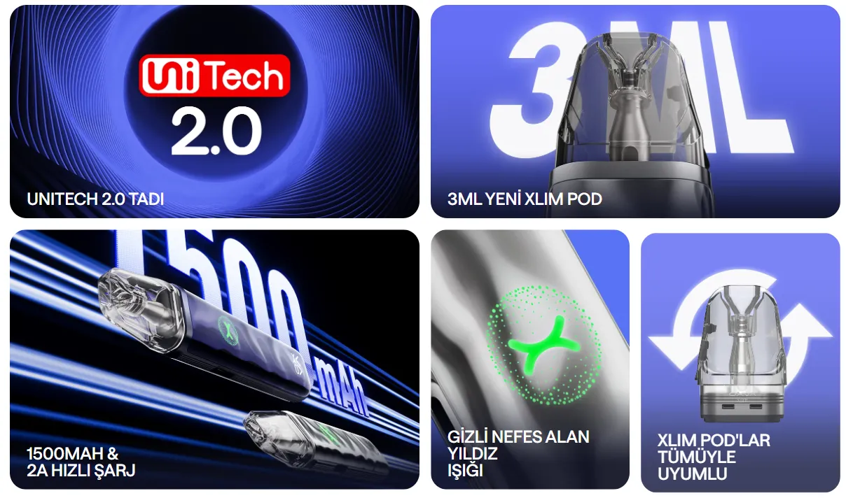 Oxva Xlim Go 2 Kit Parametreleri, Oxva Xlim Go2 Kit Parametreleri