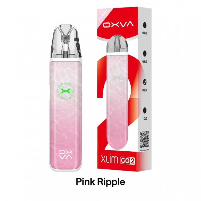 Oxva Xlim Go 2 Pink Ripple, Oxva Xlim Go2 Pink Ripple