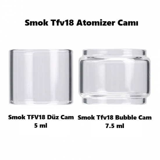Smok Tfv18 Cam, Smok Tfv18 Atomizer Camı